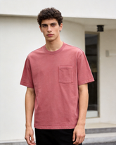 100% Cotton Crew Neck Pocket T-Shirt